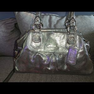 Silver Coach purse